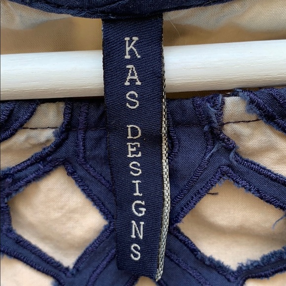 KAS Design blue dress - Picture 4 of 5